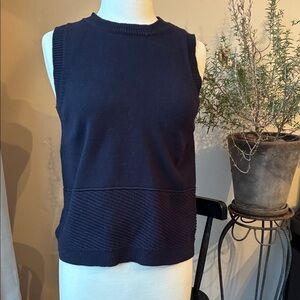 Ann Taylor Factory Dark Sleeveless Sweater